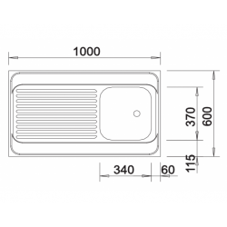 Zlewozmywak Blanco R-ES 10x6 510 503